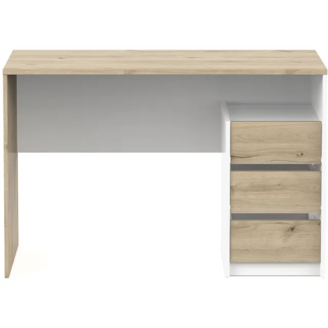 CaliCosy Bureau met 3 laden L117 cm - SIERRA Houtlook