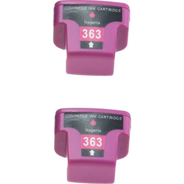 KATRIZ huismerk inkt voor|HP C8772WA(HP363)|Magenta|18ml - 2stuks
