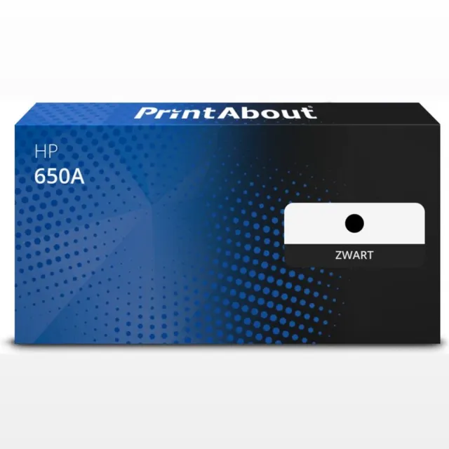 PrintAbout HP 650A (CE270A) toner zwart