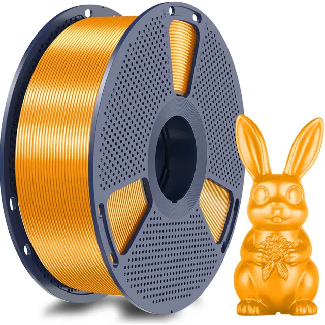 Sunlu PLA+ SILK 3D-filament 1.75mm 1kg MESSING