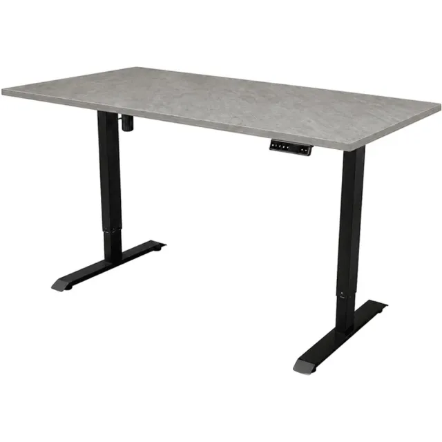 Sedes Sedero Elektrisch verstelbaar bureau - 180x80 cm - Single motor - Zwart / Betonlook