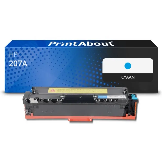 PrintAbout huismerk Toner 207A (W2211A) Cyaan geschikt voor HP