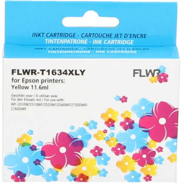 FLWR Epson 16XL geel (Compatible XXL)