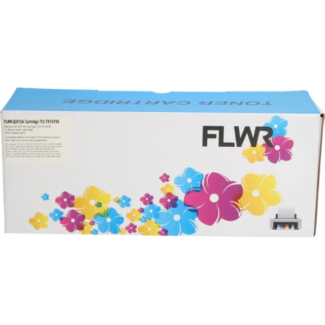 FLWR Toner / 12A / FX10 Zwart - Geschikt voor HP