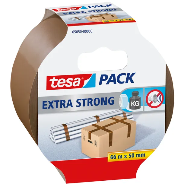 Tesa Verpakkingstape tesapack® Extra Strong 66mx50mm bruin