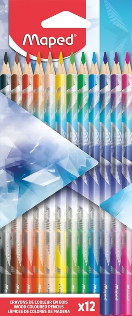 Maped Kleurpotlood Maped Arctic Vibes set à 12 kleuren