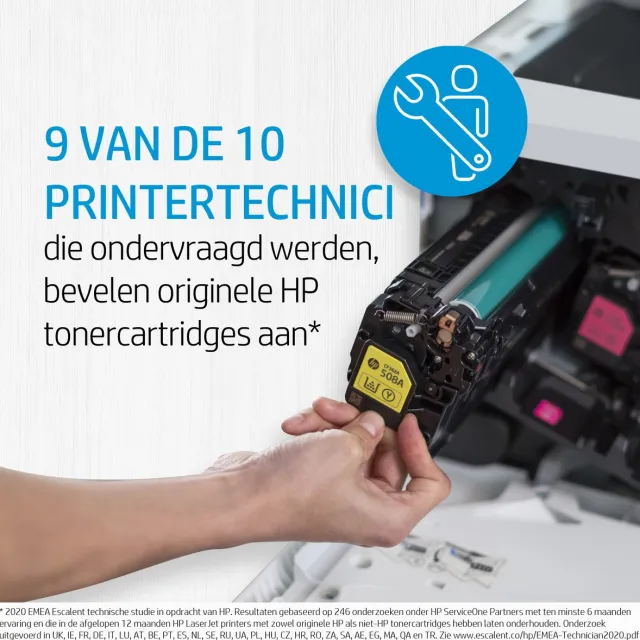 HP Original Toner HP 507A Black Zwart