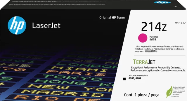 HP 214Z originele ultra high-capacity LaserJet-tonercartridge, magenta