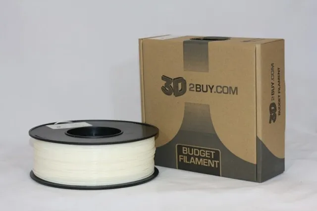 3D2BUY 3D printmaterialen - PLA Filament 3mm - Hout, naturel en oranje