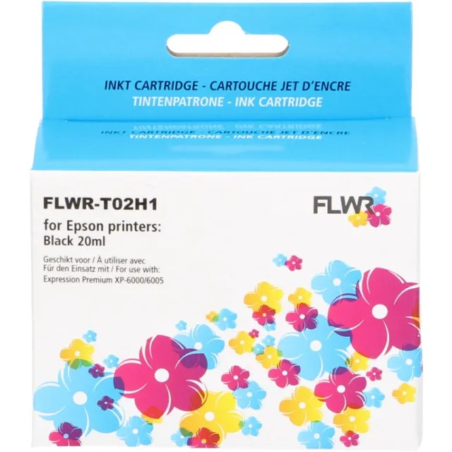 FLWR Cartridges / Epson 202XL / zwart / Geschikt voor Epson