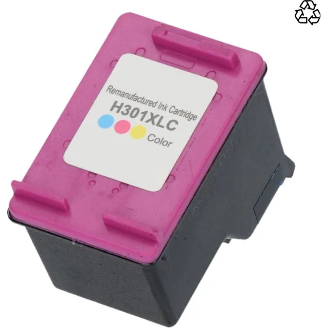 InktDL Huismerk geschikt voor HP 301XL Inktcartridge Kleur - Geschikt voor Envy 4500 - 4504 - 5530 - DeskJet 2050 - 3050 - 3055A - 2540 - OfficeJet 2620 - 4630