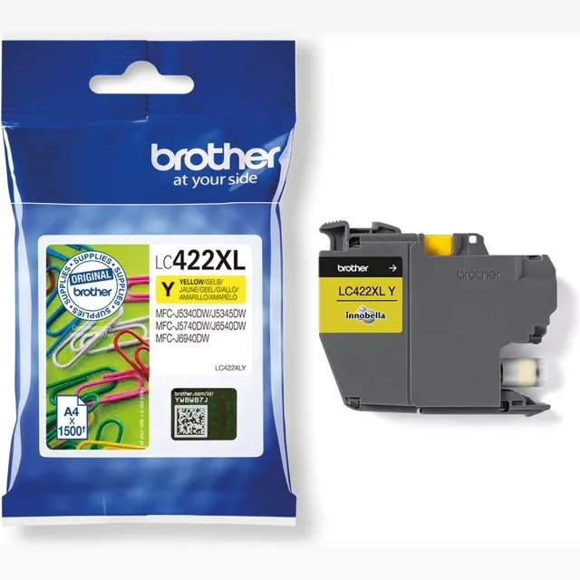 Brother Inktcartridge brother lc-422xly geel | 1 stuk | 5 stuks