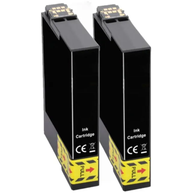 InktDL Huismerk geschikt voor Epson 27XL inktcartridge- 2X Zwart - WF7720 - WF3620 - WF7610 - WF7620 - WF7710