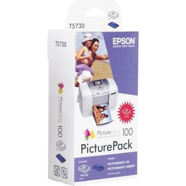 Epson T5730 Inktcartridge en Fotopapier geel