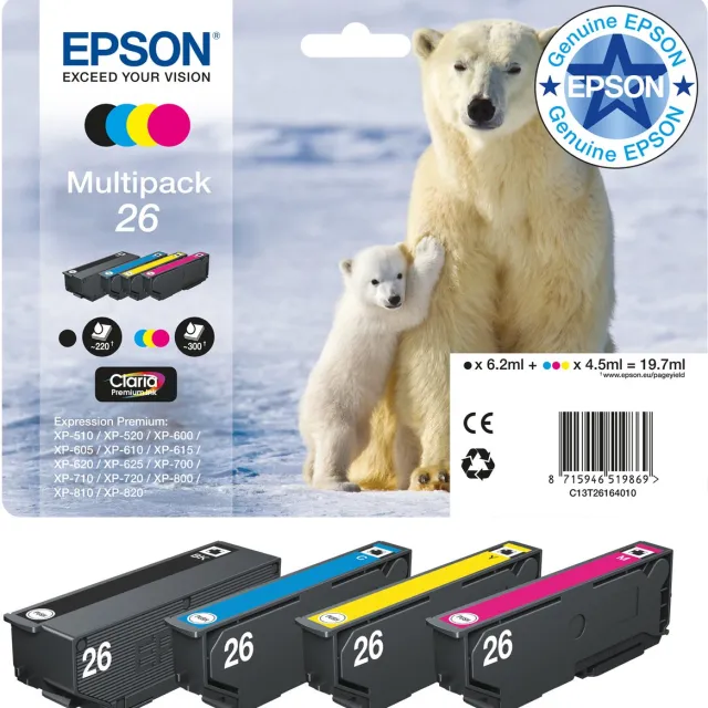 Epson 26 - Inktcartridge / Multipack