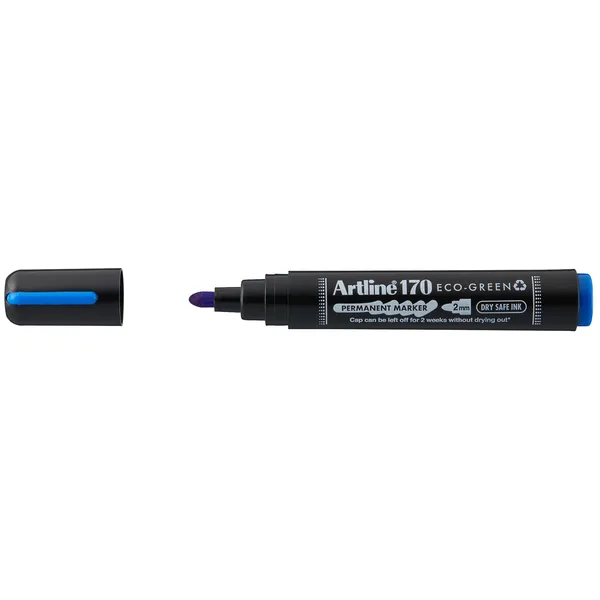 Artline Permanent marker Artline 170 Dry Safe Eco rond medium blauw