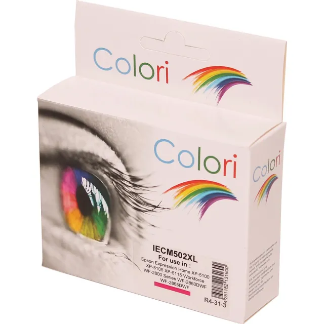 Colori huismerk inkt cartridge geschikt voor Epson 502XL magenta voor Expression Home XP-5100 XP-5105 XP-5115 Workforce WF-2800 Series WF-2860DWF WF-2865DWF