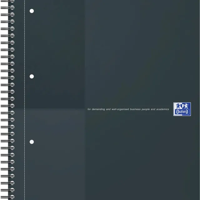 Oxford INTERNATIONAL Notebook Actie 30 jaar, 160 bladzijden, ft A4+, gelijnd, zwart