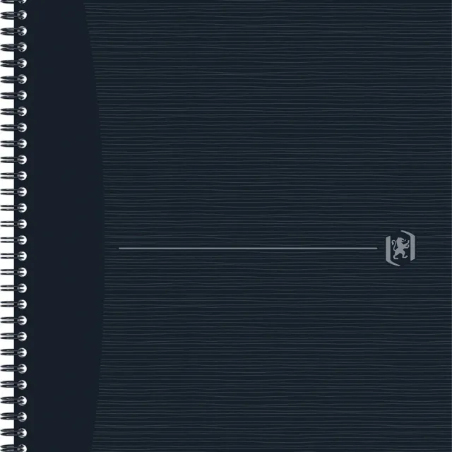 Oxford Origin spiraalschrift, ft A4+, 140 bladzijden, gelijnd, zwart