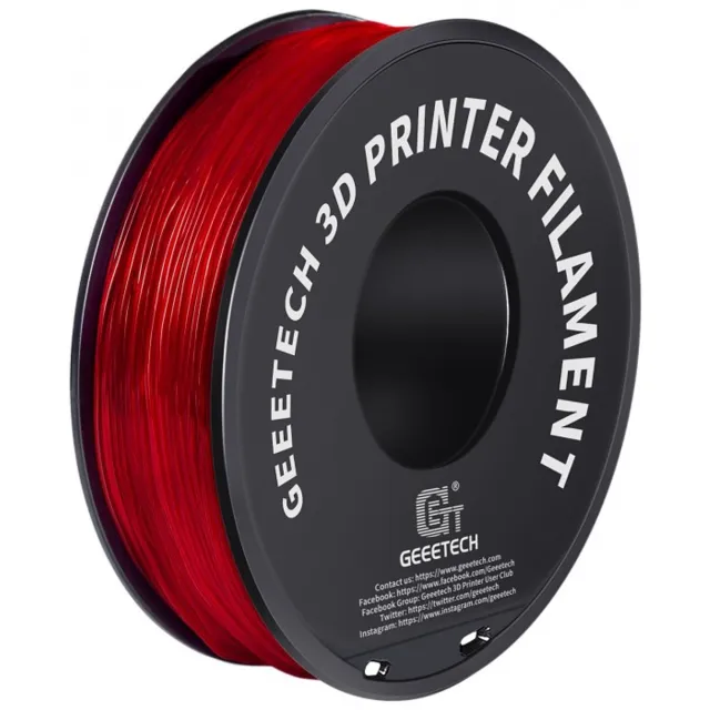 Geeetech TPU Transparant Red (1.75mm - 1kg)
