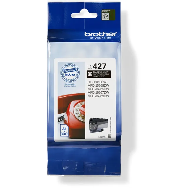 Brother Original Ink Cartridge Brother LC-427BK Black zwart