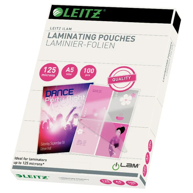 Leitz Lamineerhoes Leitz iLAM A5 2x125micron EVA 100stuks