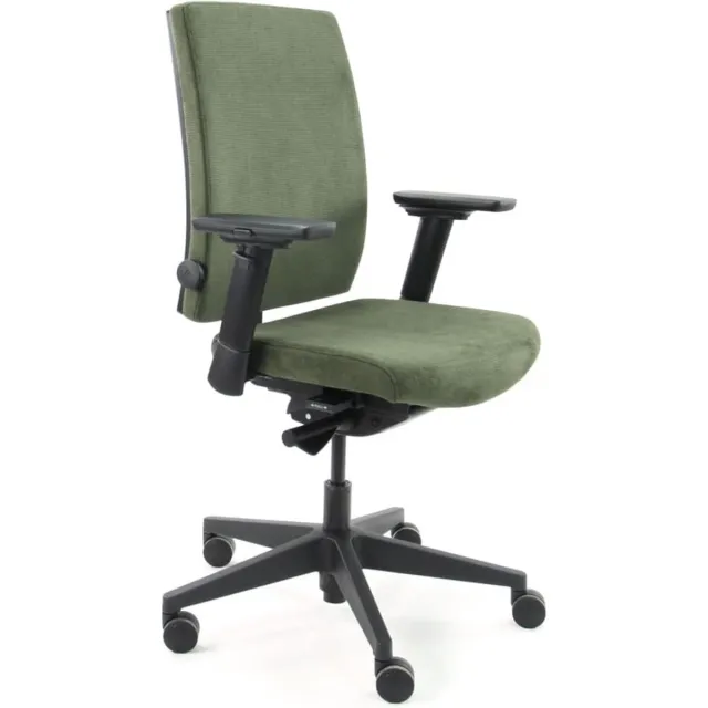 Workliving Eva Comfort Groen Regain - Ergonomische Bureaustoel NEN 1335