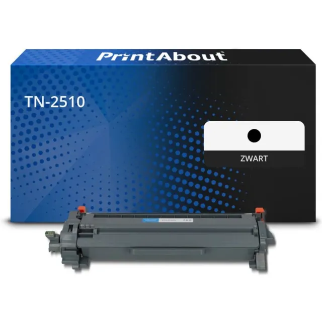 PrintAbout huismerk Toner TN-2510 Zwart Normale capaciteit geschikt voor Brother