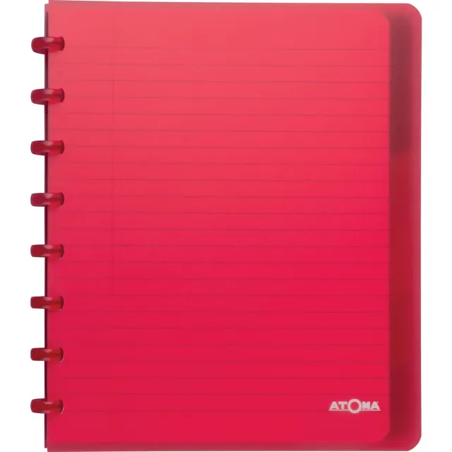 Atoma Trendy schrift, ft A5+, 120 bladzijden, gelijnd, met 6 tabbladen, in geassorteerde kleuren blauw