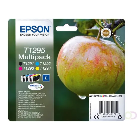 Epson Apple Multipack 4-kleur T1295 DURABrite Ultra Ink (C13T12954022)