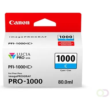 Canon Inktcartridge Canon PFI-1000 blauw Cyaan