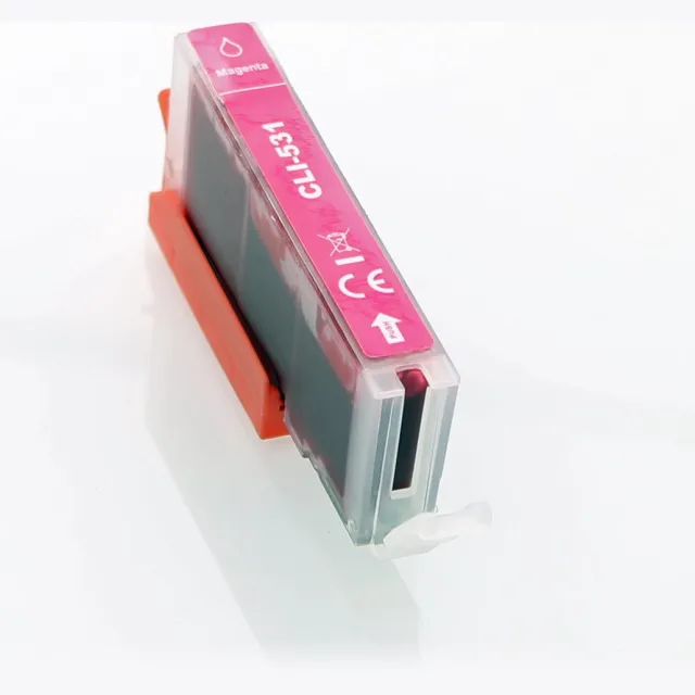 ABC huismerk inkt cartridge geschikt voor Canon CLI-531M magenta Pixma TS8750 TS8751