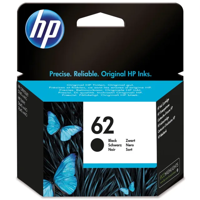 HP 62 inktcartridge tricolour zwart, foto 3