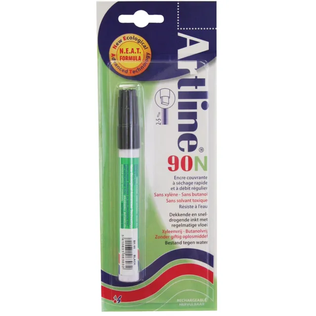 Artline Permanent marker Artline 90N zwart, op blister