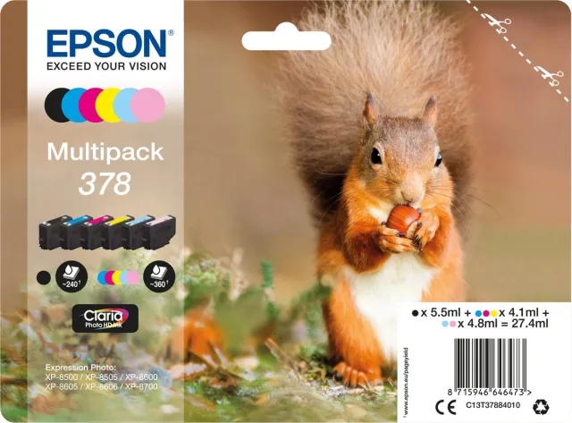 Epson Compatible Ink Cartridge Epson 378 Multicolour zwart + kleur