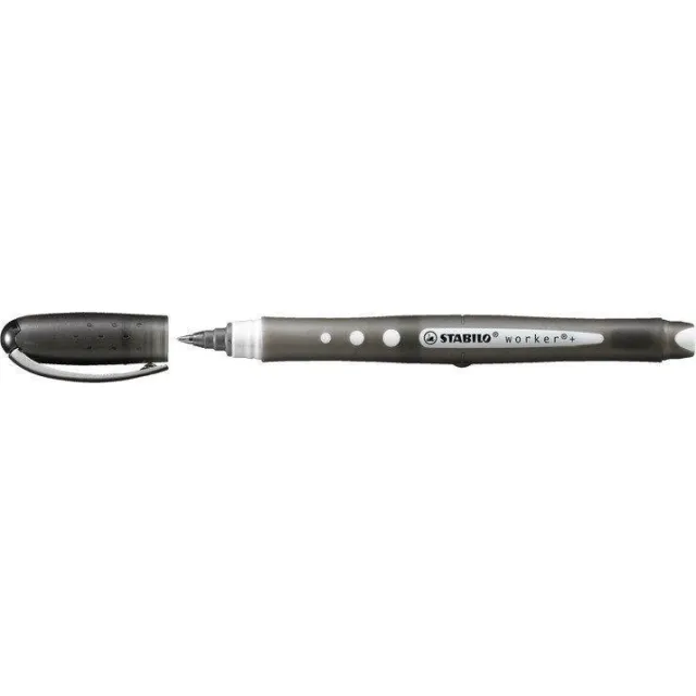 Stabilo Rollerpen STABILO worker colorful 2019/46 medium zwart