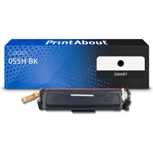 PrintAbout Huismerk Canon 055H BK Toner Zwart
