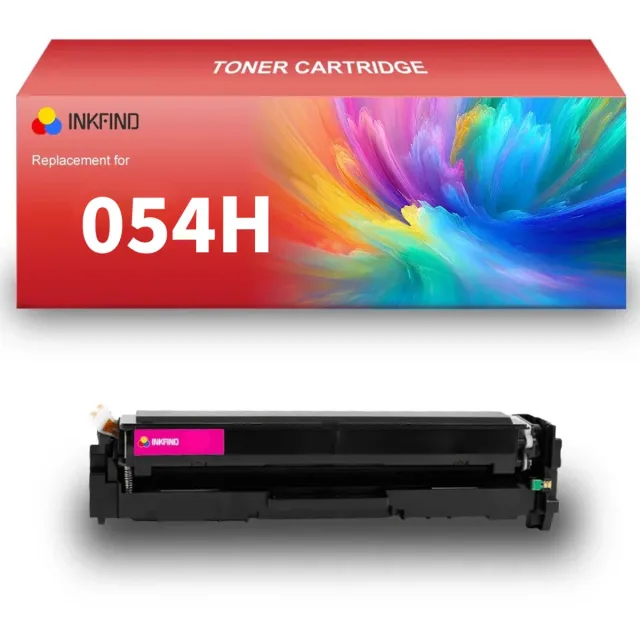 INKFIND 054H tonercartridge Magenta compatibel met Canon 054 Magenta Canon 054H Magenta toner cartridge -1-pack Magenta Magenta x 1