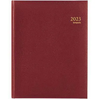 Brepols Agenda 2027 Brepols Timing Lima 7dagen/2pagina's zestalig bordeaux