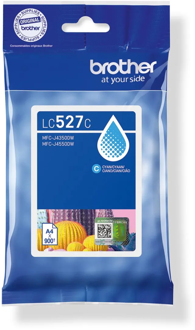 Brother LC527 inktcartridge cyaan geel