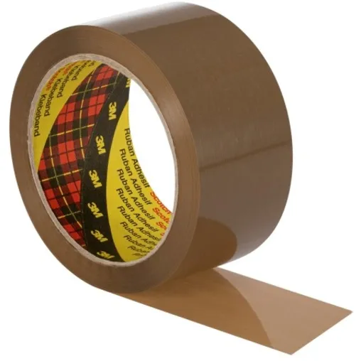 Scotch Verpakkingstape Scotch 371 48mmx66m bruin PP