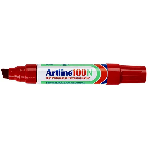 Artline Viltstift Artline 100 schuin 7.5-12mm rood