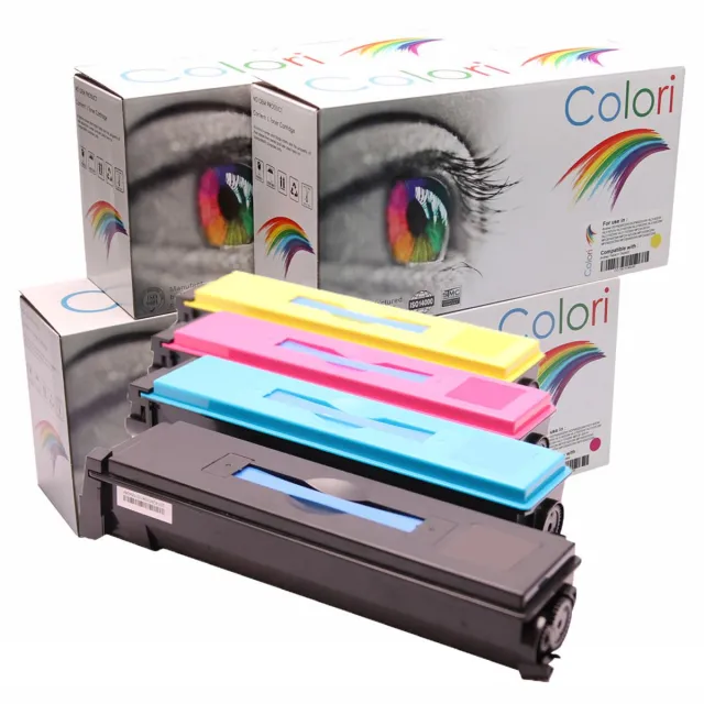 Colori Set 4x Colori huismerk toner geschikt voor Kyocera TK-540 voor Kyocera FS-C5100DN FSC5100DN FS C5100DN TK540 TK-540K TK-540C TK-540M TK-540Y Set 4 kleuren