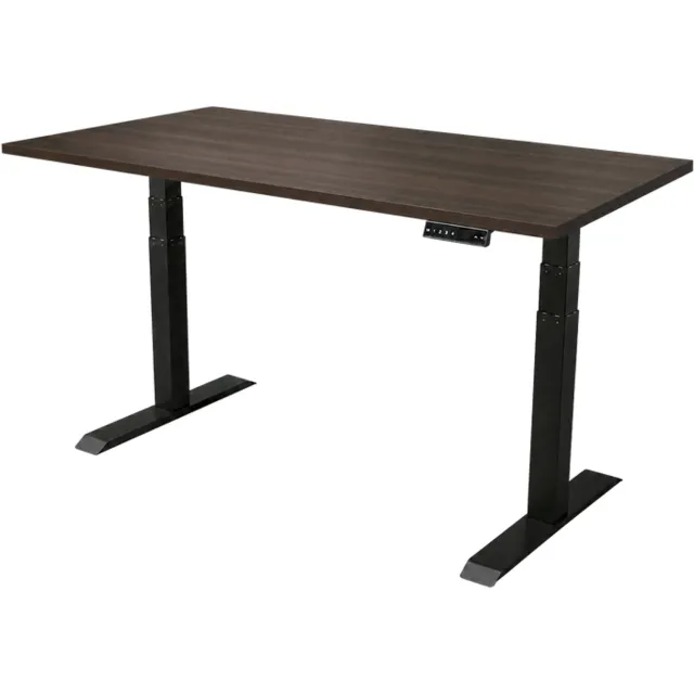 Sedero Elektrisch verstelbaar bureau - 140x80 cm - Dual motor - Zwart / Japandi