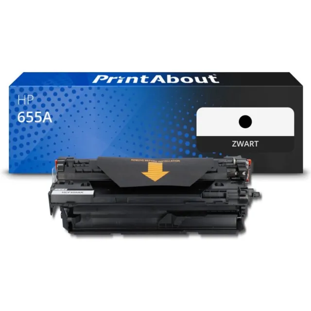 PrintAbout Huismerk HP 655A (CF450A) Toner Zwart