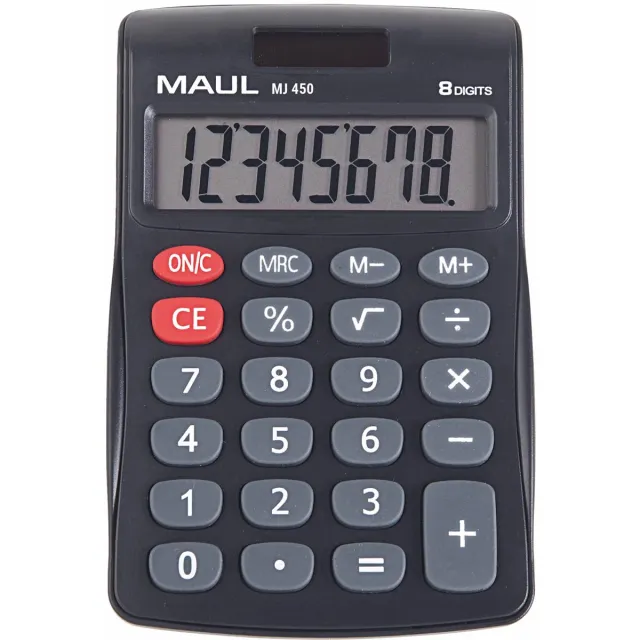 Maul bureaurekenmachine MJ 450, junior, zwart