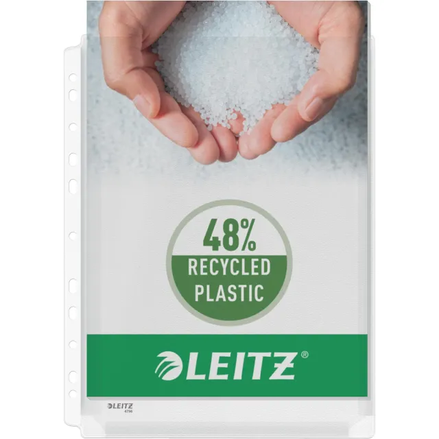 Leitz Showtas leitz premium copy safe 0.17mm pvc Expansievouw glashelder 10 stuks