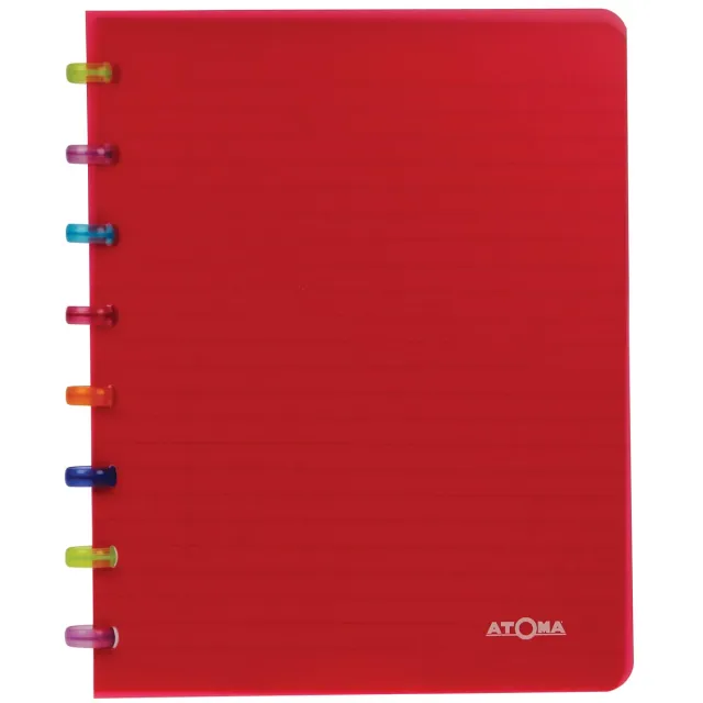 Atoma Tutti Frutti schrift, ft A5, 144 bladzijden, gelijnd, geassorteerde kleuren blauw