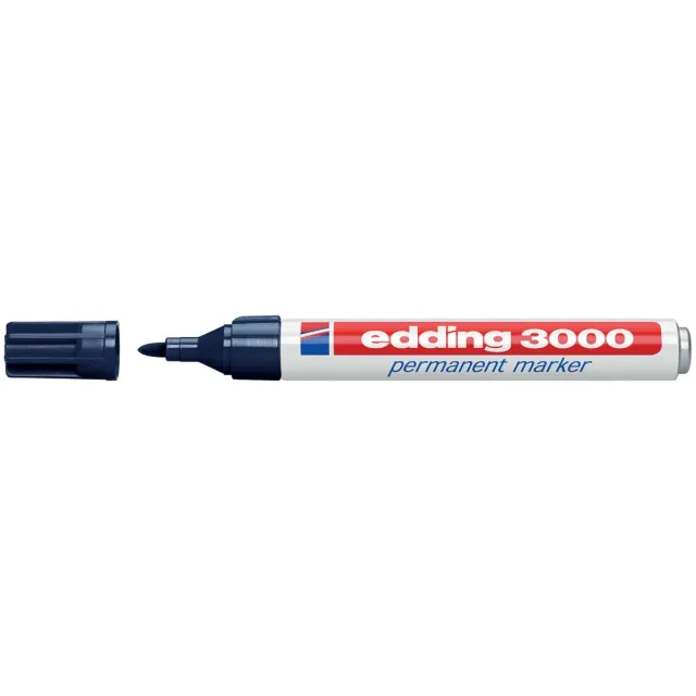 Edding permanent marker 3000 staalblauw