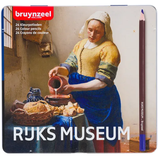 Bruynzeel Kleurpotloden Bruynzeel Rijksmuseum Johannes Vermeer ass blik à 24st